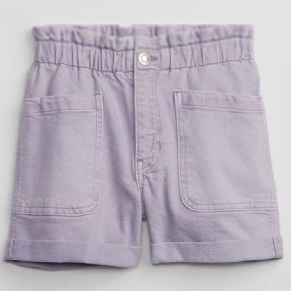 GAP Denim Light Purple Mom Jean Shorts